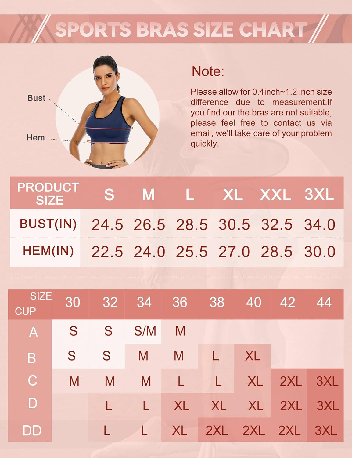 Sports Bras Pack High Impact Sports Bras for Women Strappy Sports Bra Padded Gym Bras Workout Bras Yoga Bras