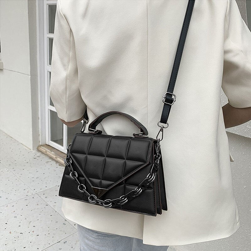 Luxury Designer Handbag Brand Women'S Bag 2022 Trend Messenger Shoulder Bags Pu Leather Female Purses and Handbags for Women